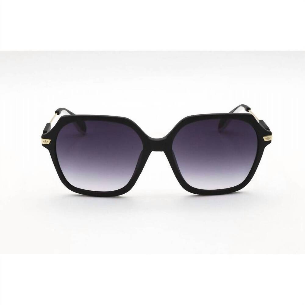 NEW ADIDAS women's geometric sunglasses in black - Picture 2 of 3